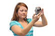 Foto: Woman with camera Woman with camera