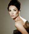 Beautiful woman with fashion hairstyle