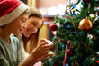 Preparing xmas tree