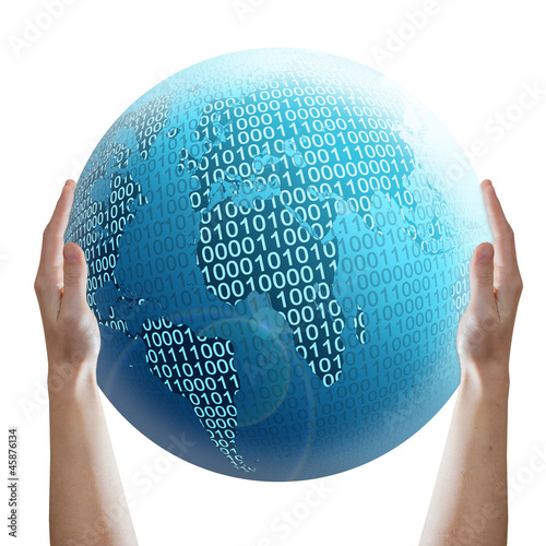 Photo: digital world digital world