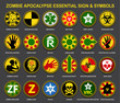 Zombie Apocalypse Essential Signs & Symbols