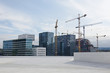 Construcción de edificios modernos