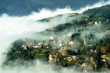Sapa in the mist, lao cai, vietnam landscapes #2