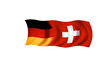 Fahne Deutschland Schweiz