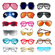 set of sunglasses and eyeglasses for vision correction