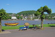 Blick auf Linz am Rhein,einen bekannten Touristenort
