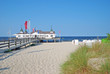 die Seebrücke im bekannten Seebad Ahlbeck auf Usedom