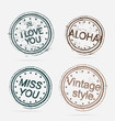 Vettoriale: Collection of Premium Quality Labels vintage Collection of Premium Quality Labels vintage