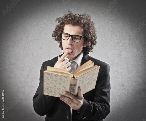 Photo: Reading a Book Reading a Book