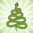 Vector: Cute snake (symbol of 2013 year) Cute snake (symbol of 2013 year)
