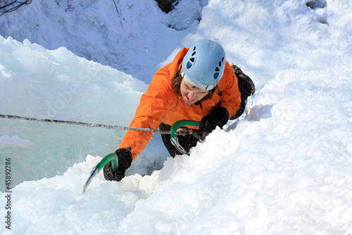 Photo: Ice climbing the North Caucasus. Ice climbing the North Caucasus.