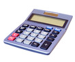 Calculator isolated white background