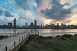 Photo: shanghai bund in dusk shanghai bund in dusk