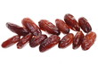 Dried date fruits isolated