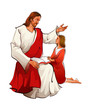 Vector: icon Jesus icon Jesus