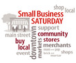 Illustration: Small Business Sat, USA promotion after Thanksgiving, Word Cloud Small Business Sat, USA promotion after Thanksgiving, Word Cloud