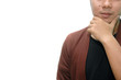 Photo: young man with a thoughtful gesture young man with a thoughtful gesture