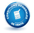 conditons générales de vente sur bouton bleu