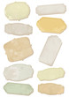 Vector: Weathered ornamental tag labels Weathered ornamental tag labels