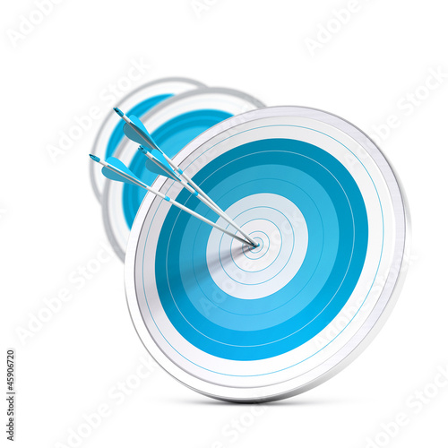 Illustration: Strategic marketing or business competitive concept. Strategic marketing or business competitive concept.