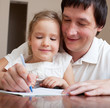 Foto: Father helping daughter Father helping daughter