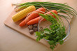 Healthy living with vegetables