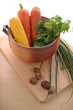 Healthy living with vegetables