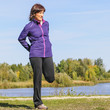 Stretching in der Sonne