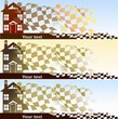 Home purchase banners set