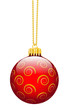 Weihnachtskugel, Weihnachtsschmuck, Deko, Rot, Weihnachten, 3D