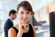 Portrait of businesswoman in office