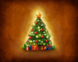 Illustration: Christmas tree Christmas tree