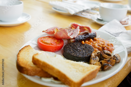 Photo: Full Scottish breakfast Full Scottish breakfast
