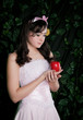 Girl with apple