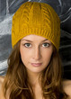 Girl in the knitted cap