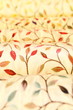 Flowery upholstery and curtain textile