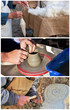 Photo: Lavoro artigianale. Dettaglio mani. Lavoro artigianale. Dettaglio mani.