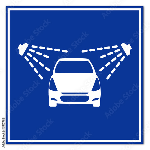 Illustration: Señal lavado de coches Señal lavado de coches
