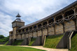 Medival Ukrainian wooden fortress in Baturin