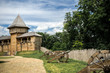 Defencive cannons in Ukrainian fortress