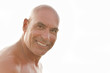 Photo: Portrait of a cheerful man on a white background Portrait of a cheerful man on a white background
