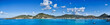 Beautiful panorama of Philipsburg, Saint Martin, Caribbean Islan