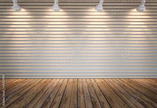 Illustration: background wall with lighting background wall with lighting