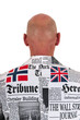 Back bald man