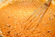 Whisking Pumpkin Bread Mix