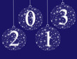 Illustration: happy new year 2013 happy new year 2013