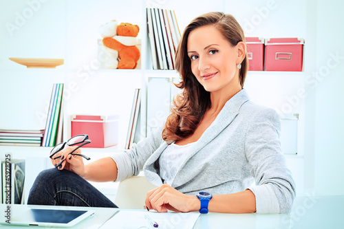 Photo: working woman working woman