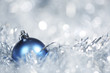 Photo: Silver Christmas background Silver Christmas background