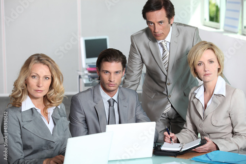 Photo: Team of executives Team of executives