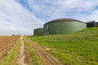 Biogasanalge auf dem Land